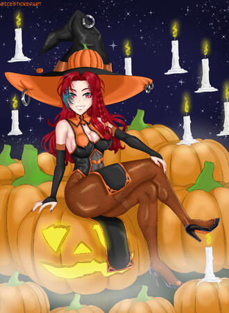 Pumpkin Witch Pumpkin Witch